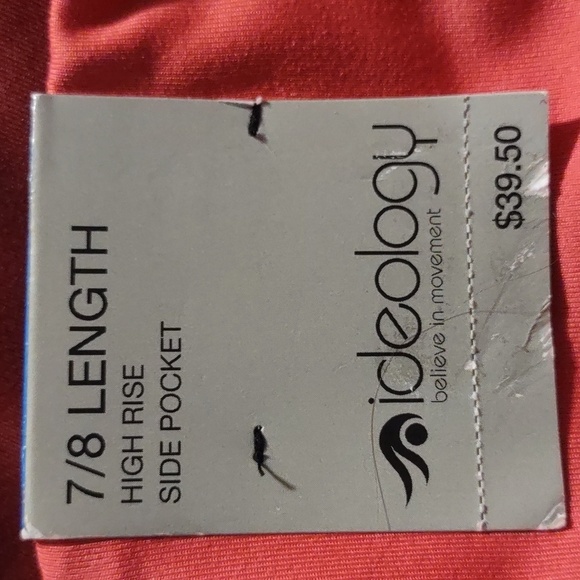 Ideology Women's High Rise Colorblock 7/8 Workout Leggings XL - Picture 6 of 8